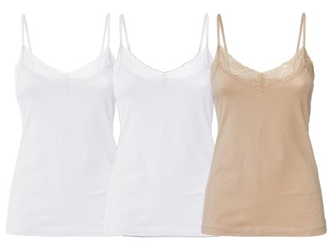 Top con pizzo da donna