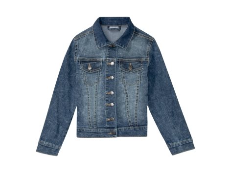 Giubbino in jeans da bambina