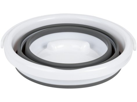 Secchio, cesto o tagliere con colino pieghevole