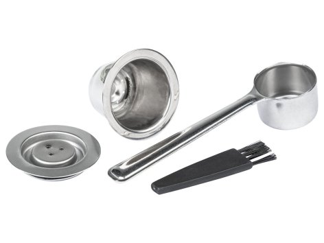 Set con capsule riutilizzabili per caffè