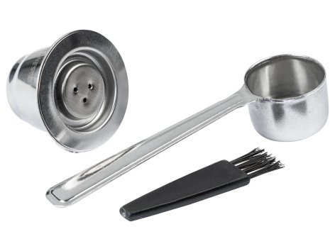 Set con capsule riutilizzabili per caffè