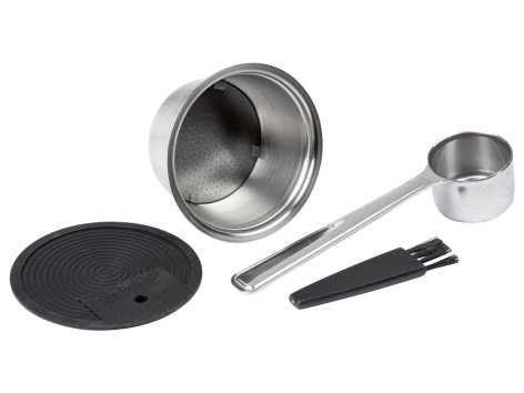 Set con capsule riutilizzabili per caffè