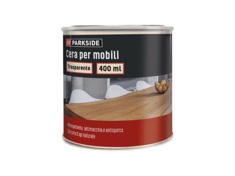 Cera per mobili o vernice per interni