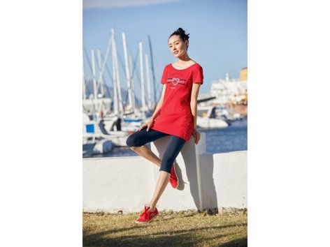 T-shirt lunga da donna