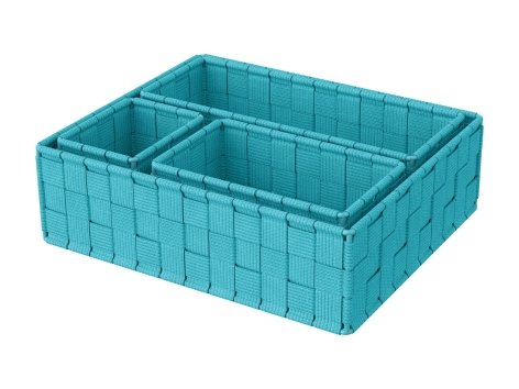 Portaoggetti pensile, cesto o set cesti portaoggetti