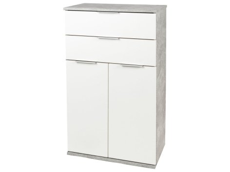 Mobiletto con 2 cassetti e 2 ante