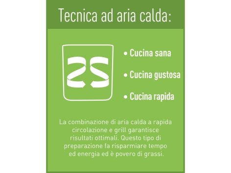 Friggitrice ad aria calda 9 in 1