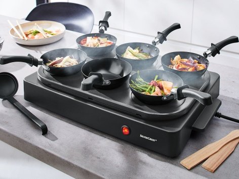 Set mini wok 2 in 1 elettrico