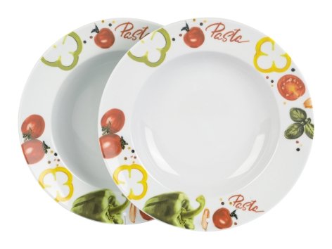 Set piatti per pizza o piatti fondi Ø 27 cm
