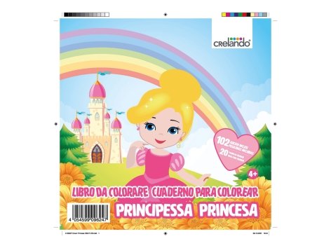 Album da colorare con paillettes e sticker