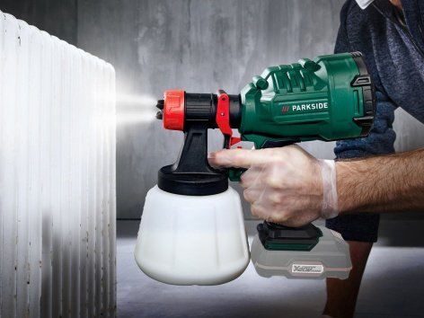 Pistola per verniciare ricaricabile