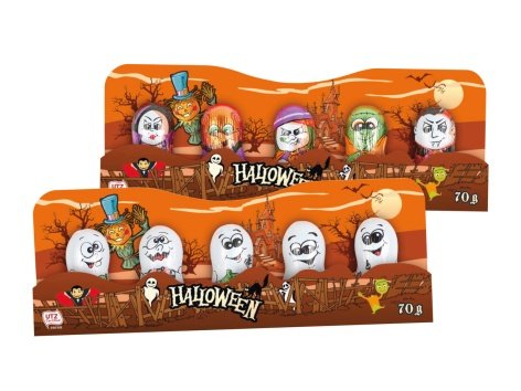 Figure di Halloween al cioccolato al latte
