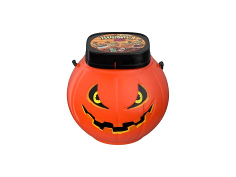 Zucca di plastica ripiena di dolciumi