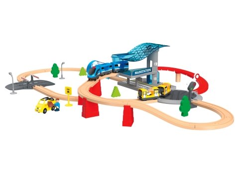 Gioco pista in legno