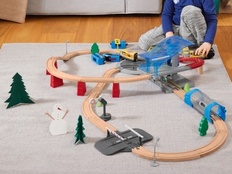 Gioco pista in legno