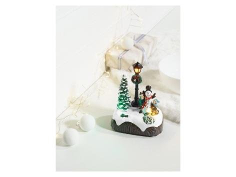 Paesaggio natalizio a LED piccolo