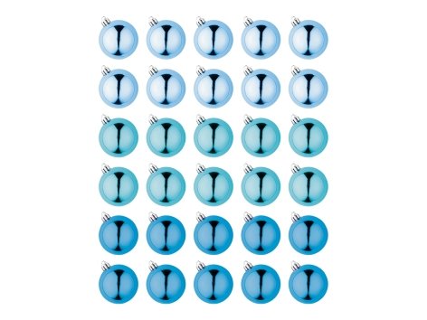 Palline natalizie, 30 pezzi