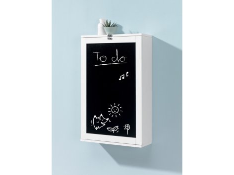 Scaffale a muro con ripiano pieghevole