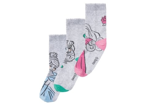 Calzini da bambina "Frozen, Il Re Leone, Disney Princess"