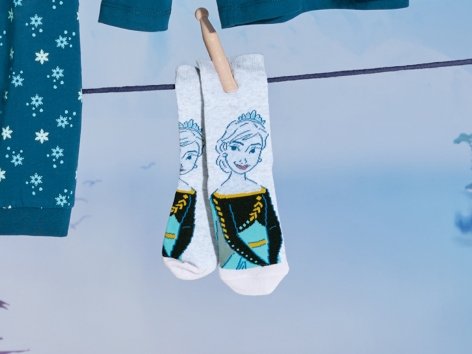 Calzini da bambina "Frozen, Il Re Leone, Disney Princess"