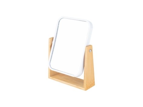 Set pennelli per il trucco, specchietto o set per la pulizia del viso in bambù