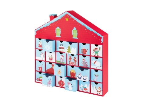 Calendario dell'Avvento con cassetti