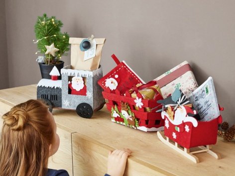 Cestino decorativo o sacchetti regalo in feltro