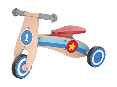 Triciclo, cavallo a dondolo o carrello primi passi in legno