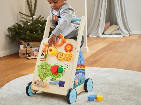 Triciclo, cavallo a dondolo o carrello primi passi in legno