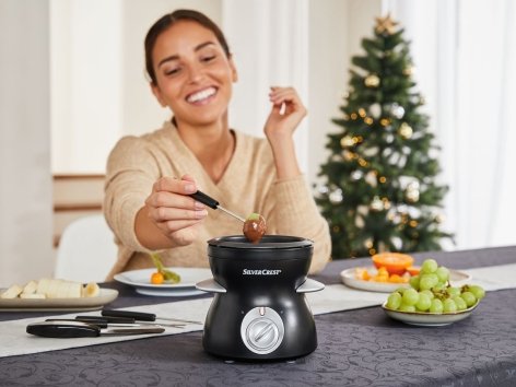 Set per fonduta di cioccolato elettrico