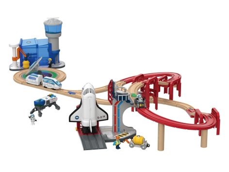 Pista in legno "Stazione spaziale"