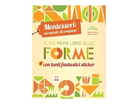 Libro con adesivi per bambini Montessori