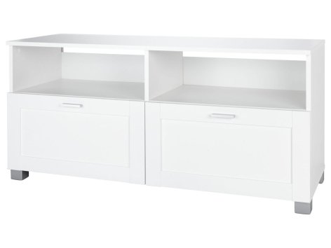 Mobile TV con 2 scomparti e 2 cassetti