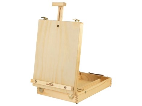 Set cavalletto da pittore in valigetta