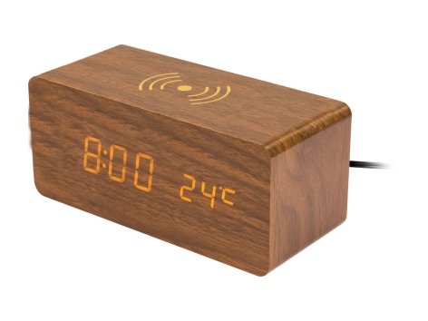 Sveglia digitale con stazione di ricarica QI