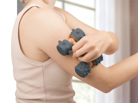 Rullo massaggiante in legno