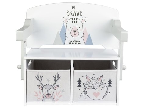 Cassapanca per bambini 2 in 1