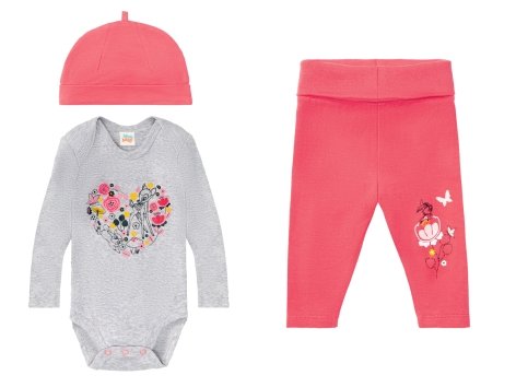 Coordinato per neonata "Winnie the Pooh, Bambi, La carica dei 101"