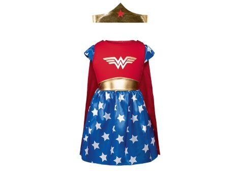Costume di carnevale da bambina "Batgirl, Supergirl, Wonder Woman"