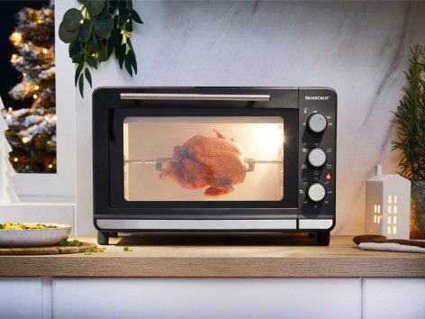 Forno elettrico con spiedo girevole