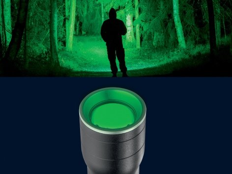 Torcia ricaricabile LED 4 colori