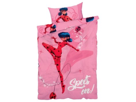 Parure copripiumino per bambini "Hello Kitty, Minions, Miraculous, Paw Patrol, Peppa Pig, Sam il Pompiere"