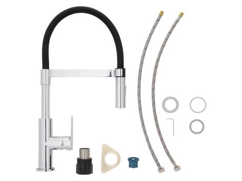 Miscelatore da cucina con doccetta estraibile