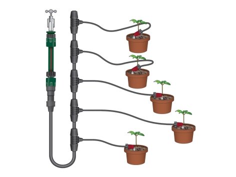 Set ampliamento per irrigazione a goccia