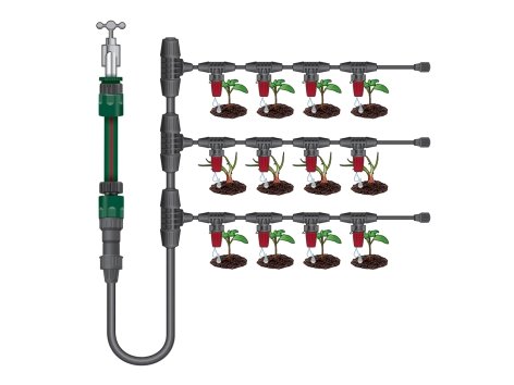 Set ampliamento per irrigazione a goccia