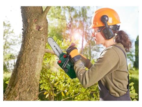 Motosega a benzina per potatura