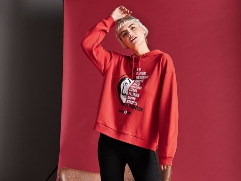 Felpa da donna "Stranger Things, The Witcher, La casa di carta"