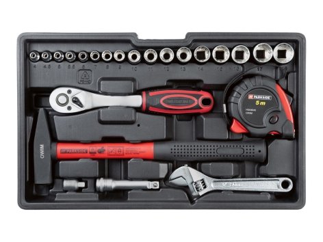Cassetta degli attrezzi con avvitatore ricaricabile, 92 pezzi