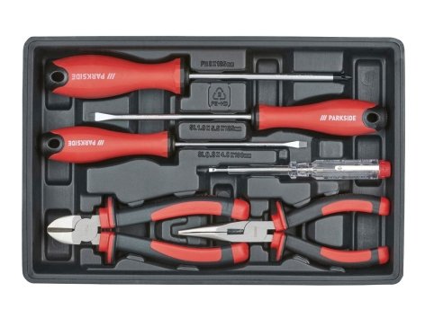 Cassetta degli attrezzi con avvitatore ricaricabile, 92 pezzi