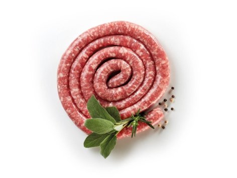 Salsiccia luganega arrotolata